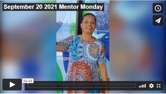 Mentor Monday September 2021 Video Screenshot